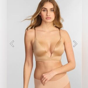 DOMINIQUE Size 38C Nude Uma U-Plunge Convertible Bra